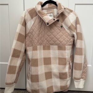 NWT Abercrombie pull over fleece shirt